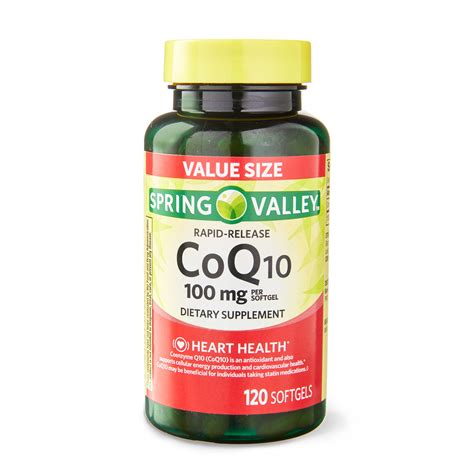 coq10 100 mg walmart|spring valley coq10 100 mg.